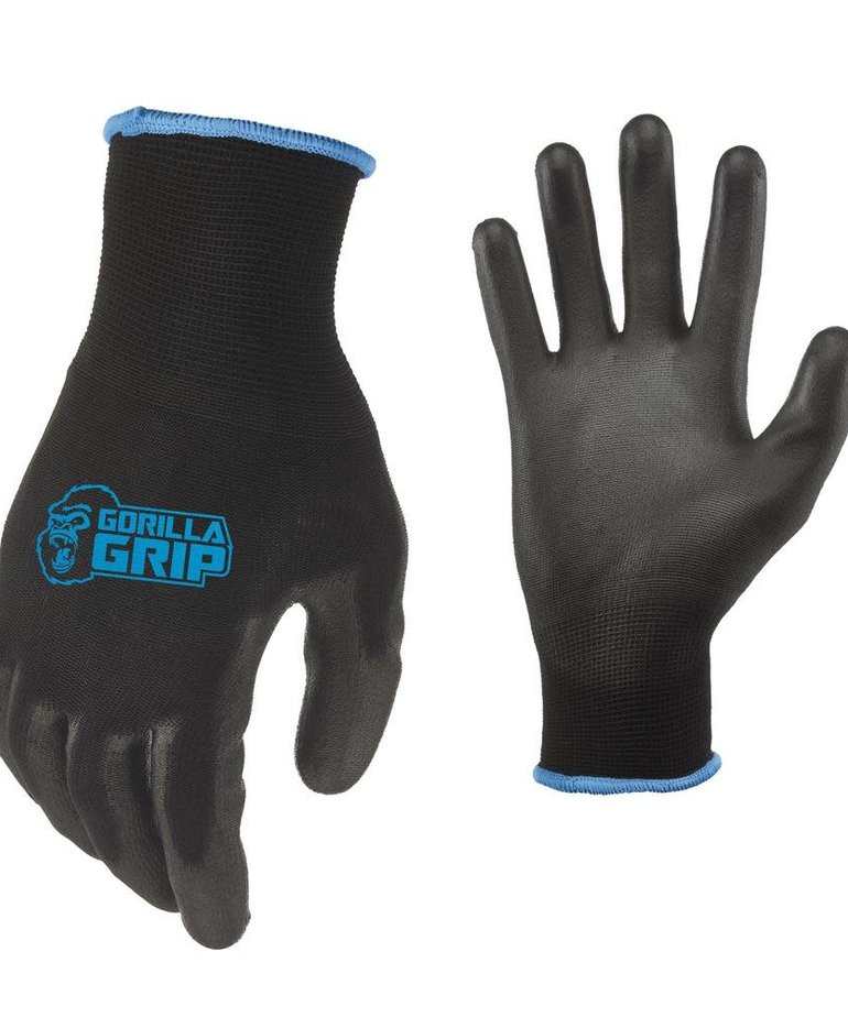 GREASE MONKEY Grease Monkey Gorilla Grip Large Gloves 3-Pair