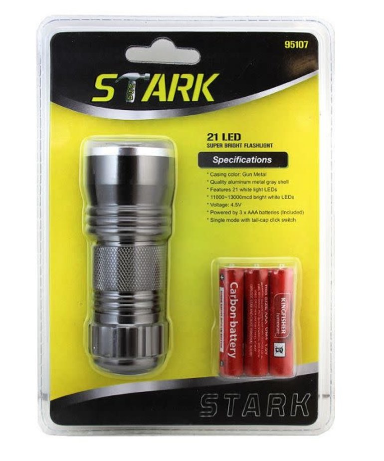 STARK Stark Gunmetal Flashlight 21 LED