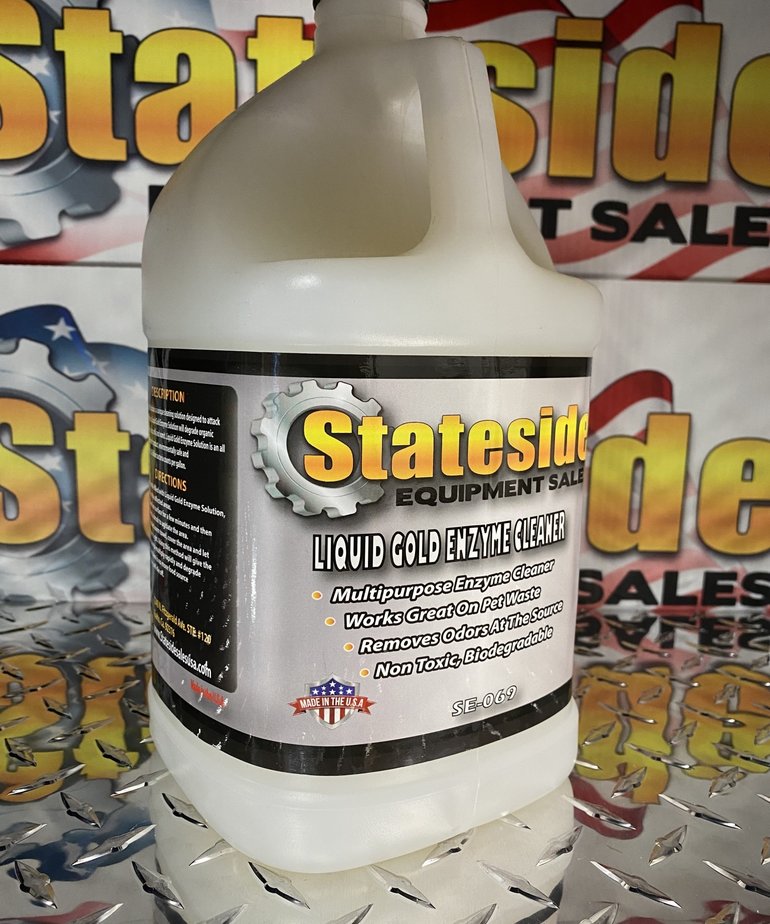 Stateside Liquid Gold Enzyme Cleaner 1-Gallon - Stateside Equipment Sales