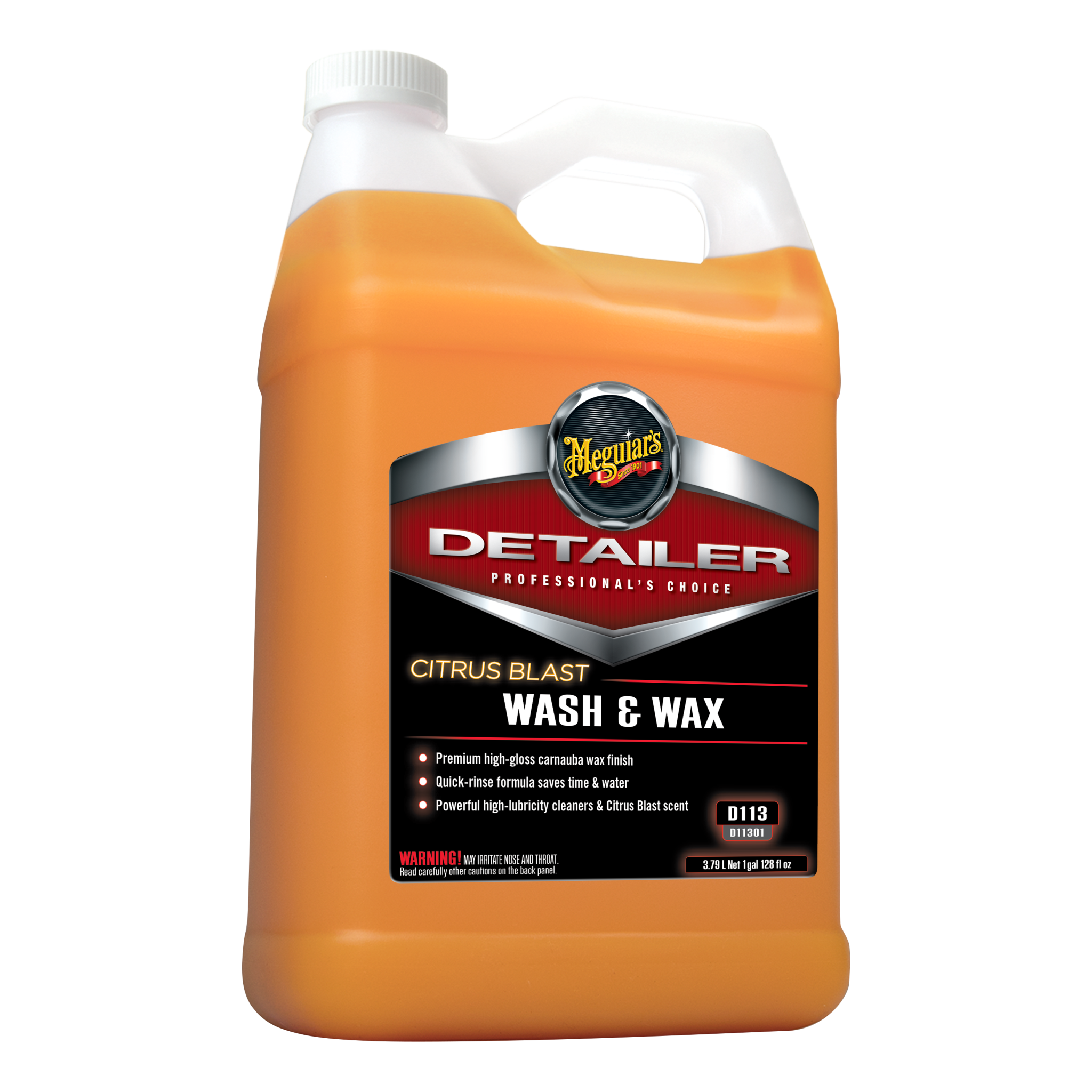 Meguiar's Detailer Citrus Blast Wash & Wax Soap 1-Gallon