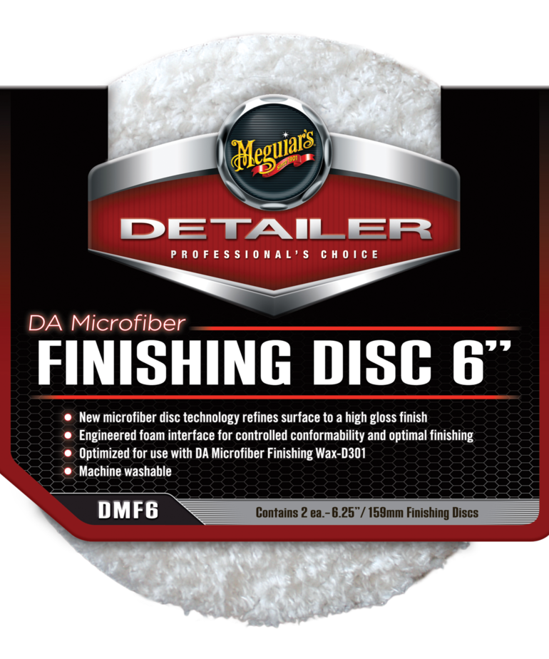 MEGUIAR'S Meguiar's Detailer Microfiber Finishing Disc 6" 2-pack