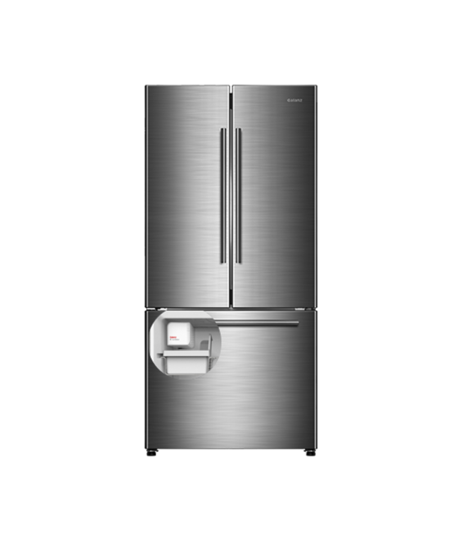 Galanz GALANZ 18 CU FT FRENCH DOOR REFRIGERATOR- STAINLESS STEEL