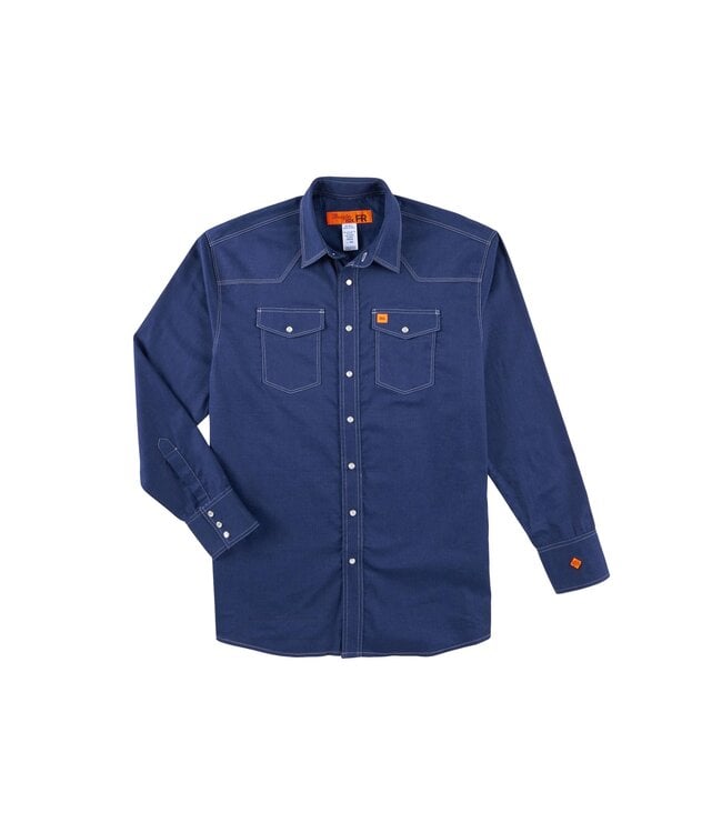 WRANGLER WRANGLER FR 20X SNAP FASHION SHIRT- OMBRE BLUE