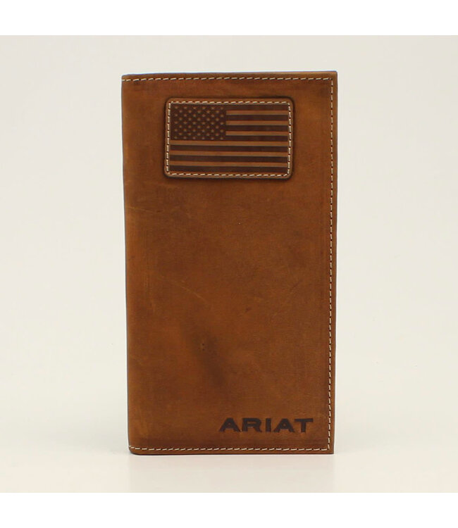 Ariat ARIAT MENS RODEO WALLET- MEDIUM BROWN