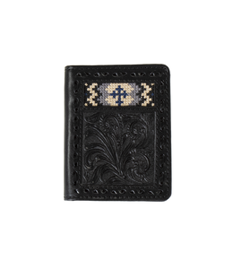 3D RODEO BIFOLD WALLET- BLACK