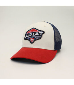 Ariat ARIAT MENS SNAP BACK CAP- RED, WHITE, AND BLUE