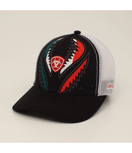 Ariat ARIAT MENS SNAP BACK CAP- MEXICAN FLAG BLACK