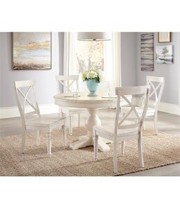 RIVERSIDE RIVERSIDE ABERDEEN DINING TABLE WITH 4 CHAIRS