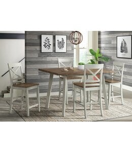 Elements ELEMENTS EL PASO COUNTER HEIGHT TABLE W 4 CHAIRS