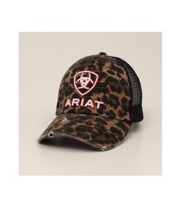 Ariat ARIAT LADIES PONYFLO LEOPARD PRINT CAP- BLACK
