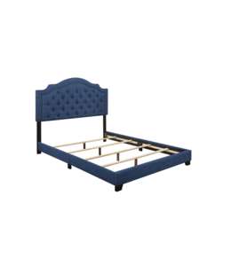 Homelegance HOMELEGANCE KING UPHOLSTERED BED- SANDY BLUE