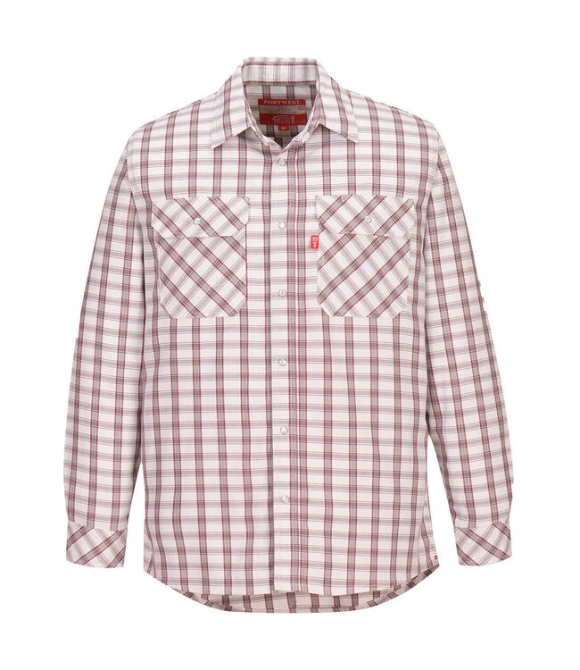 Portwest PORTWEST FR BIZFLAME 88/12 PLAID SHIRT