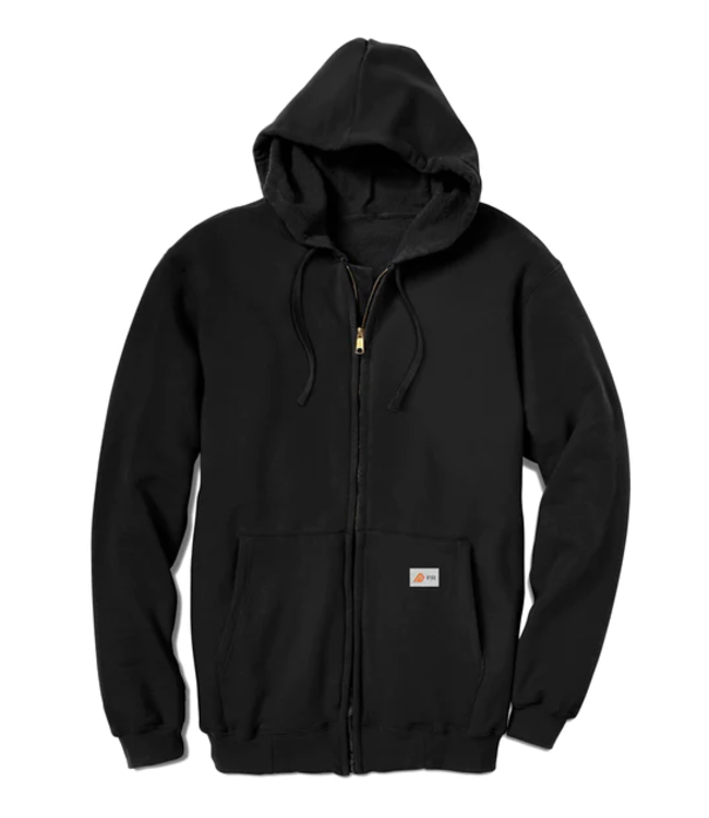 RASCO RASCO FR BLACK ZIP UP HOODIE