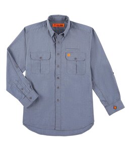 WRANGLER WRANGLER FR VENTED WORK SHIRT- GREY