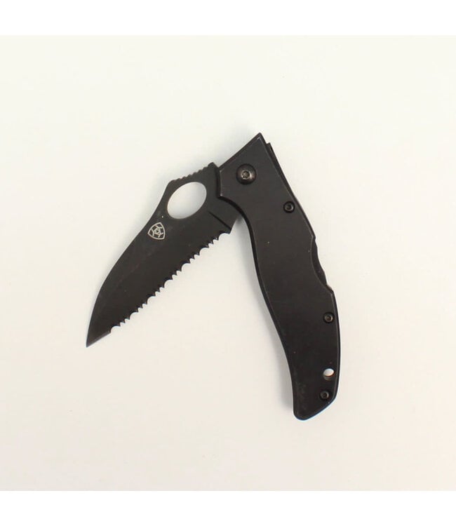 Ariat ARIAT SERRATED BLACK KNIFE