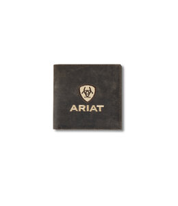 Ariat ARIAT LARGE BIFOLD WALLET CRAZY HORSE LEATHER BROWN