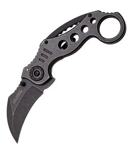 TAC FORCE KARAMBIT BLACK STONEWASH A/O