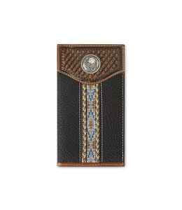 Ariat ARIAT RODEO WALLET WOVEN SOUTHWESTERN BROWN