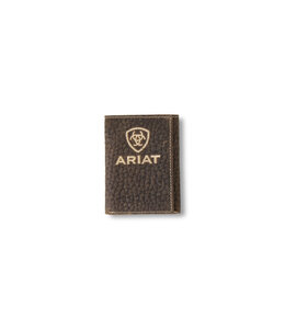 Ariat ARIAT TRIFOLD WALLET BULL HIDE BROWN