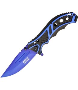 MTECH LINERLOCK BLACK/BLUE A/O