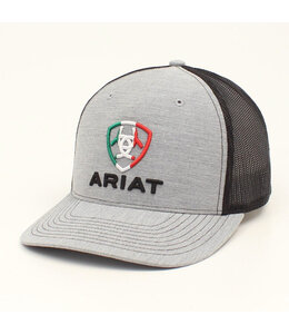 Ariat ARIAT MENS R112 SNAP BACK MEXICO FLAG GREY