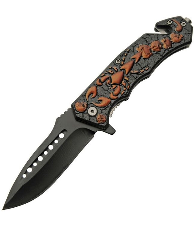 RITE EDGE SCORPION LINERLOCK ORANGE A/O