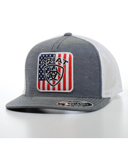 Ariat ARIAT MENS FLEXFIT 110 SNAPBACK USA FLAG DENIM