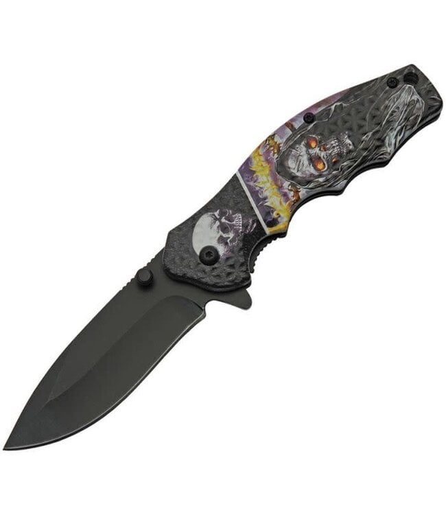 CHINA MADE SKULL LINERLOCK A/O