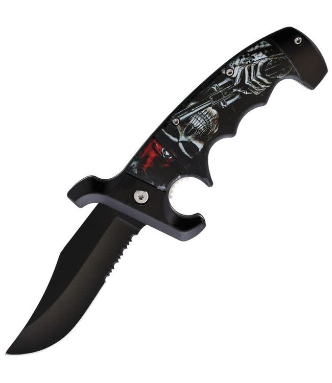 ELITEDGE SKULL LINERLOCK A/O