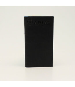 Ariat ARIAT MENS RODEO WALLET EMBOSSED LOGO BLACK