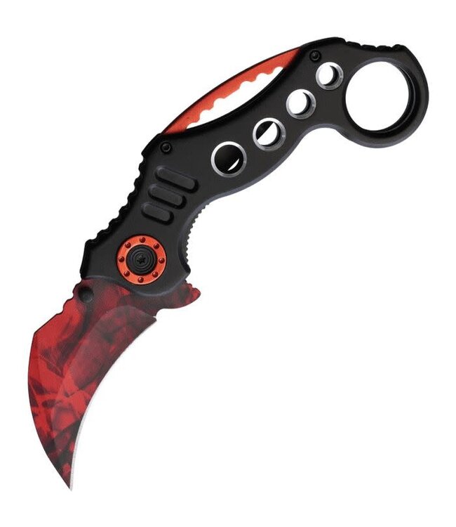 ELITEDGE KARAMBIT LINERLOCK A/O RED