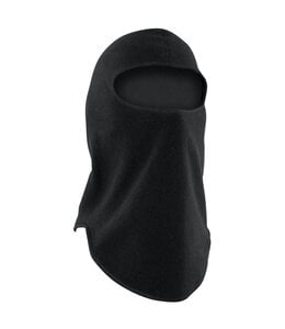 ZAN HEADGEAR FLEECE BALACLAVA WITH HOOK & LOOP CLOSURE BLACK