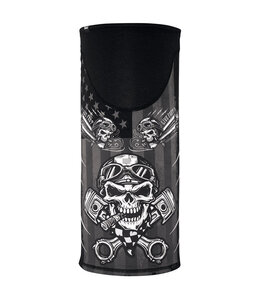 ZAN MOTLEY TUBE SPORTFLEX SERIES WINDPROOF BIKER SKULL