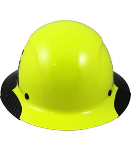 DAX ACTUAL CARBON FIBER HARD HAT HI-VIZ LIME