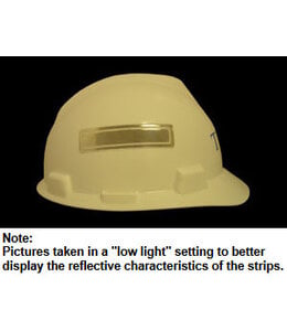 REFLECTIVE STRIPS FOR HARD HAT SILVER