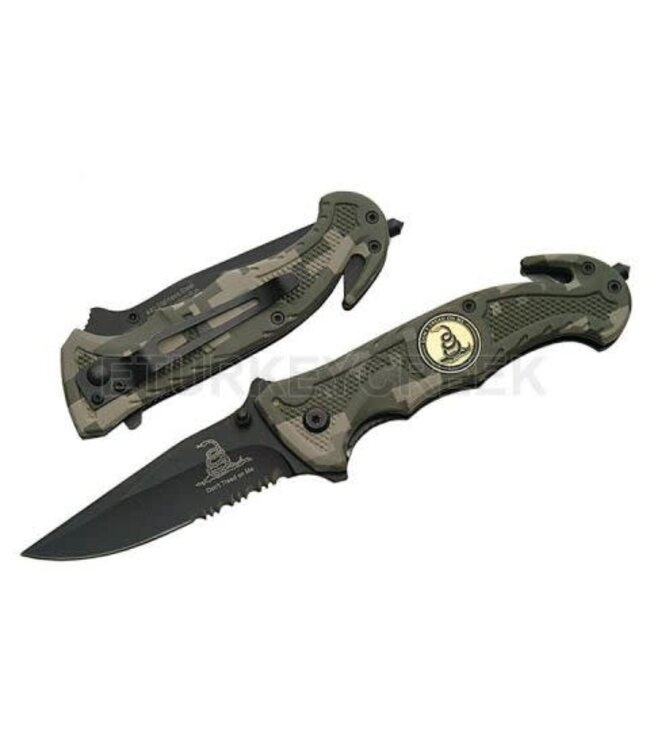 DON'T TREAD ON ME RESCUE STYLE ASSIST KNIFE