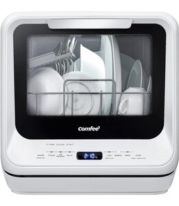 COMFEE 5L BUILT IN WATER TANK PORTABLE COUNTERTOP DISHWASHER