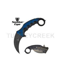 SNAKE EYE TACTICAL SPRING ASSIST KNIFE KARAMBIT STYLE COLLECTION