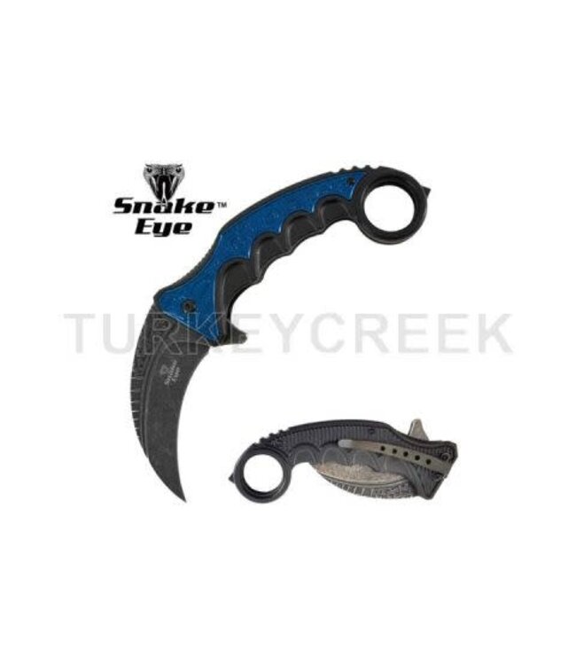 SNAKE EYE TACTICAL SPRING ASSIST KNIFE KARAMBIT STYLE COLLECTION