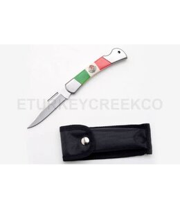 SNAKE EYE MANUAL FOLDING KNIFE COLLECTION MEXICAN FLAG