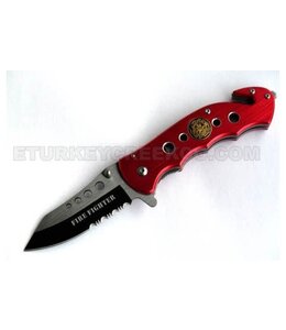 RESCUE STYLE SPRING ASSIST KNIFE FIRE FIGHTER