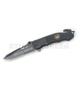 RESCUE STYLE SPRING ASSISTED KNIFE SPECIAL FORCES