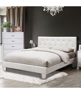 FOA (Furniture of America) FURNITURE OF AMERICA VELEN TWIN UPHOLSTERED BED