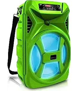 TECHNICAL PRO TECHNICAL PRO RECHARGEABLE BATTERY POWERED 8" BT SPEAKER IN GREEN