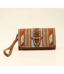 BLAZIN ROXX CLUTCH WALLET SOUTHWEST STYLE