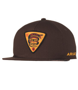 Ariat ARIAT MEN'S SNAP BACK COILED SNAKE PATCH MEDIUM BROWN