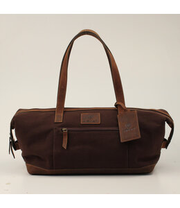 Ariat Ariat Small Duffle Bag Canvas Leather Brown A470001502