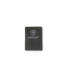 Ariat ARIAT TRIFOLD WALLET BULL HIDE BLACK