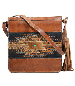 NOCONA ANIKA STYLE CONCEAL CARRY CROSSBODY CHEETAH BLACK AND BROWN