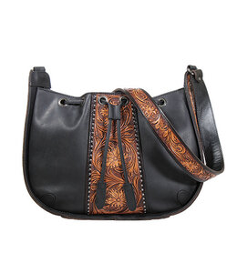 NOCONA STACEY STYLE BUCKET PURSE BLACK